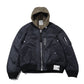HOODED BOMBER JACKET