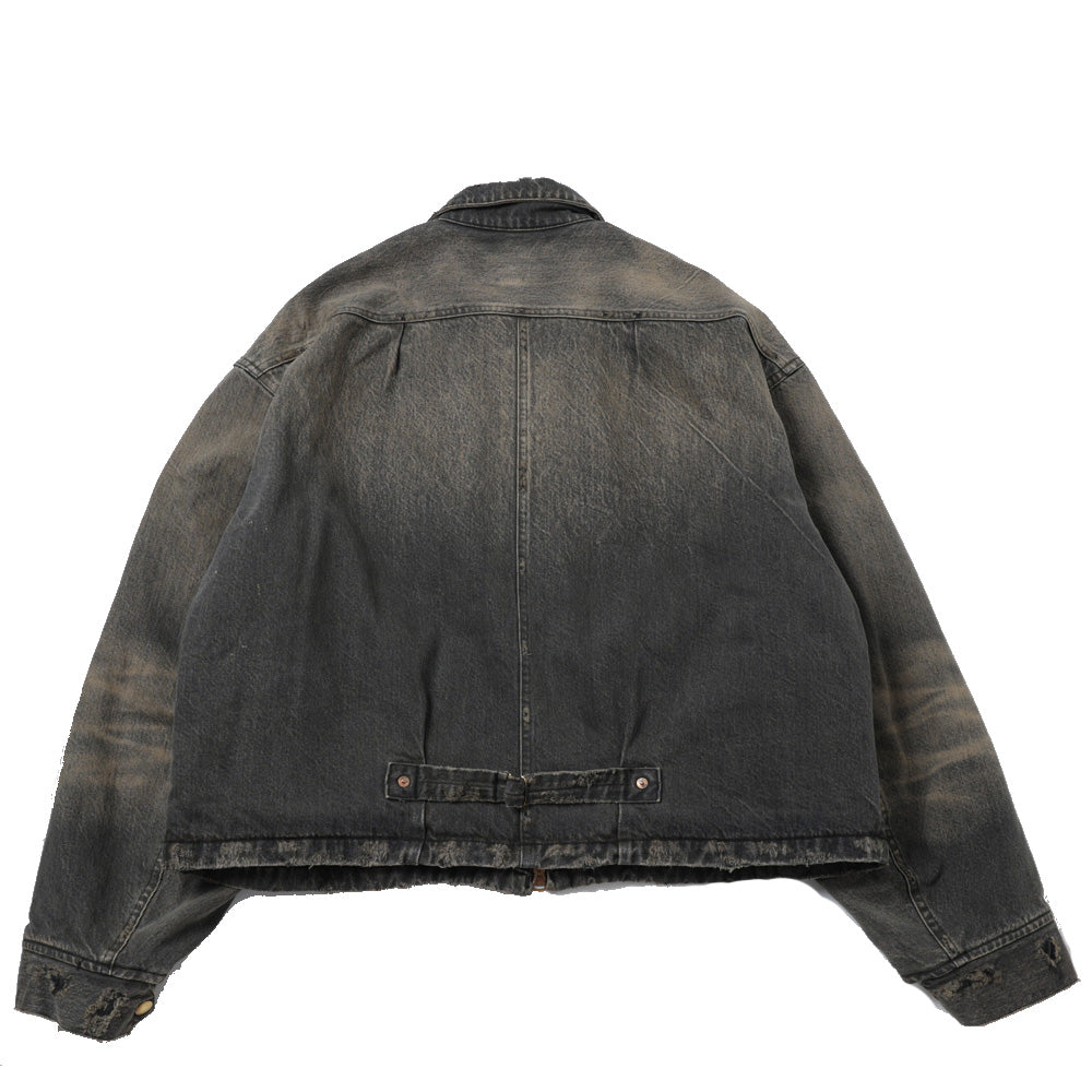 Denim Work Blouson (BLACK)