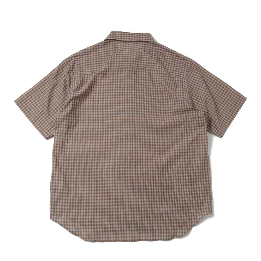 AIRY LIGHT COTTON CHECK HALF SLEEVED SHIRT