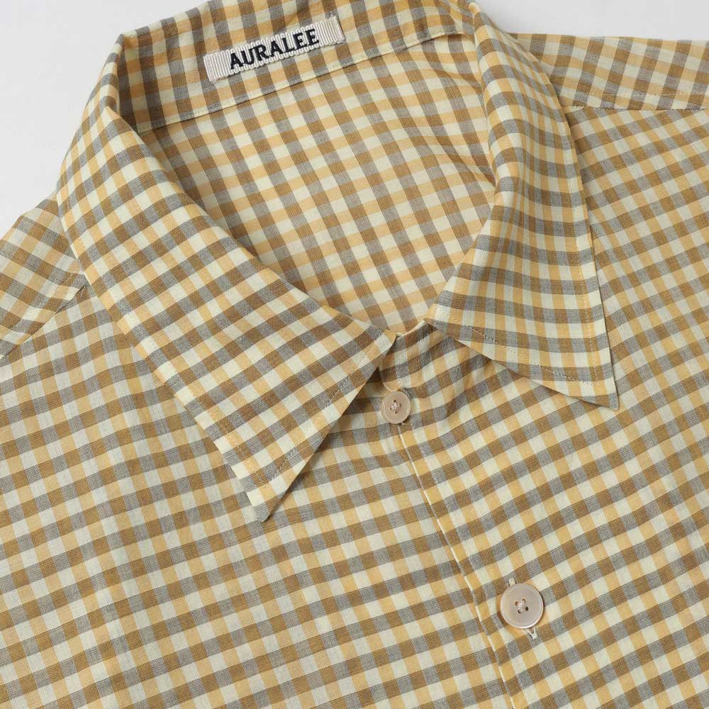 AIRY LIGHT COTTON CHECK HALF SLEEVED SHIRT