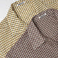 AIRY LIGHT COTTON CHECK HALF SLEEVED SHIRT