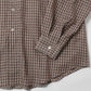AIRY LIGHT COTTON CHECK BIG SHIRT