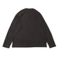 BRUSHED ORGANIC COTTON JERSEY L/S TEE