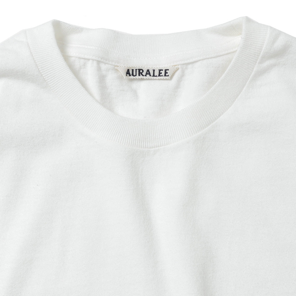 BRUSHED ORGANIC COTTON JERSEY L/S TEE