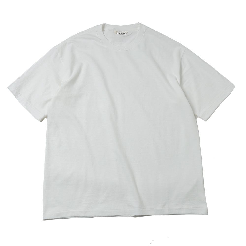 BRUSHED ORGANIC COTTON JERSEY TEE