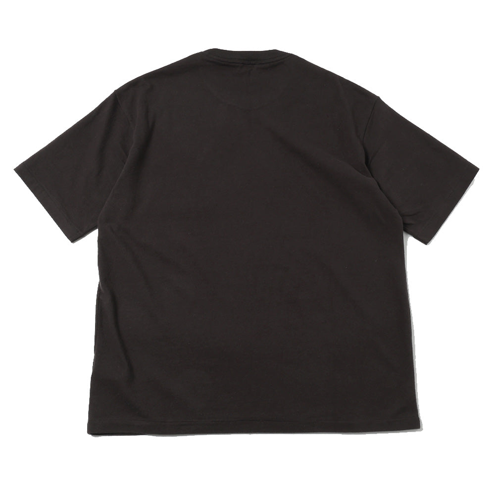 BRUSHED ORGANIC COTTON JERSEY TEE
