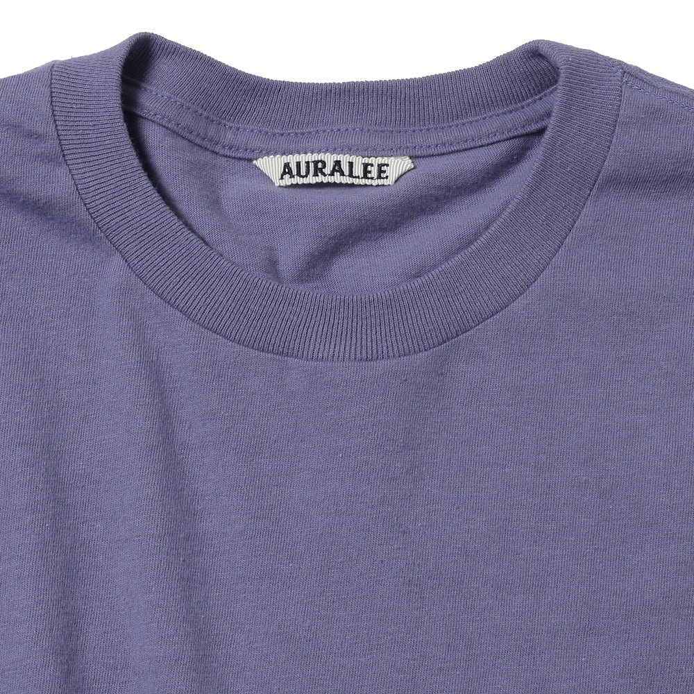 BRUSHED ORGANIC COTTON JERSEY TEE