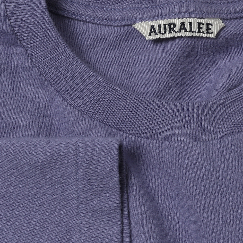 BRUSHED ORGANIC COTTON JERSEY TEE