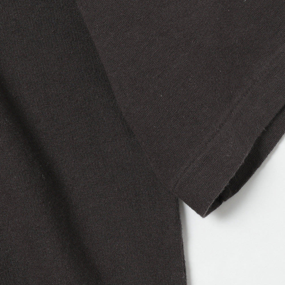 BRUSHED ORGANIC COTTON JERSEY TEE
