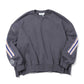 ZIPPER RIB SWEAT