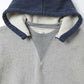 Vintage Attached Hood Sweat Parka