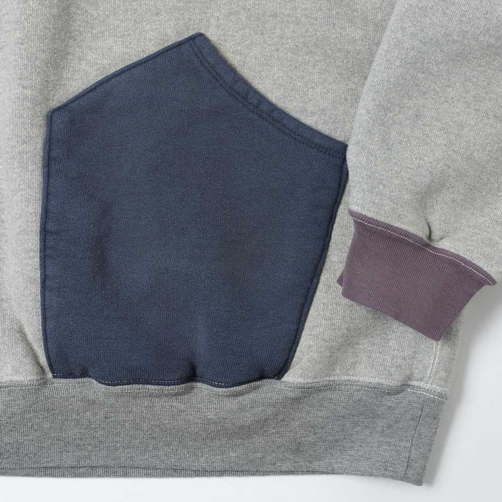 Vintage Attached Hood Sweat Parka