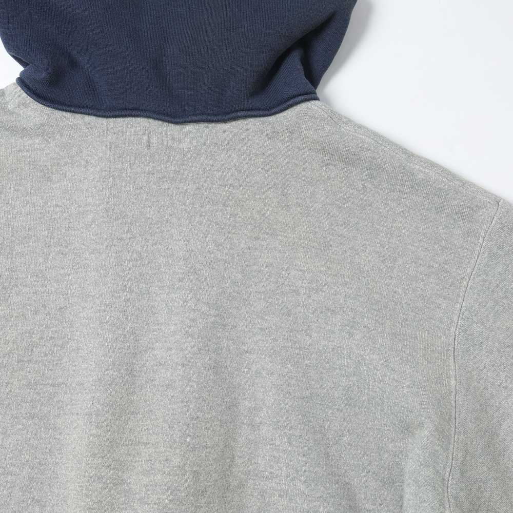 Vintage Attached Hood Sweat Parka