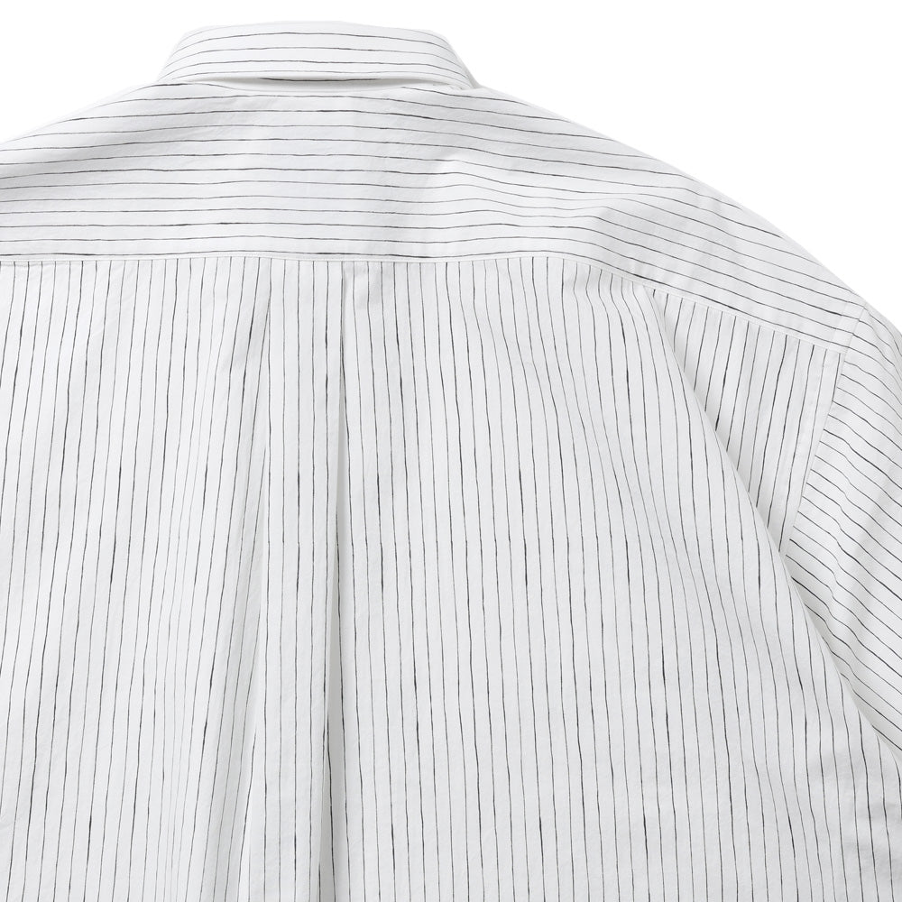 COTTON STRIPE SLIT SHIRT