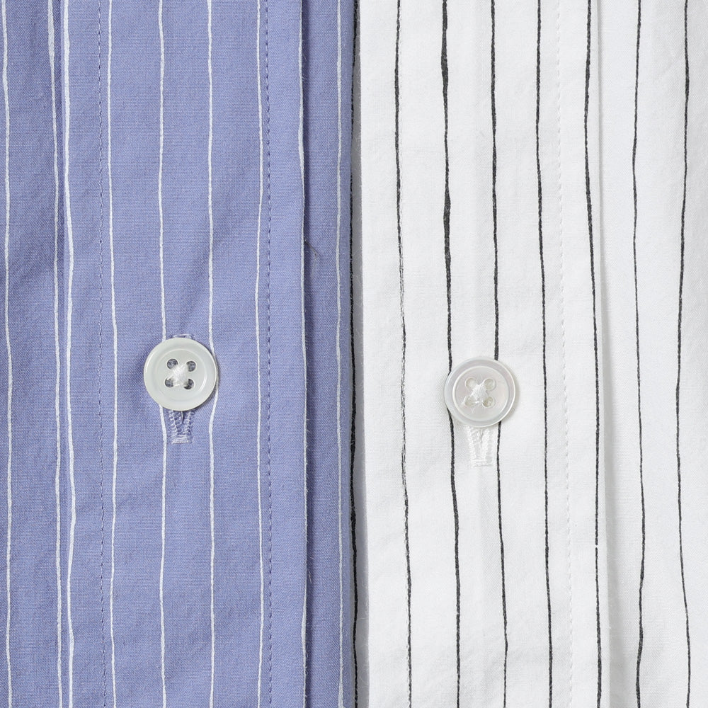 COTTON STRIPE SLIT SHIRT