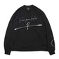 OVERSIZED GARMENT DYE L/S T-SHIRT(DANCE)