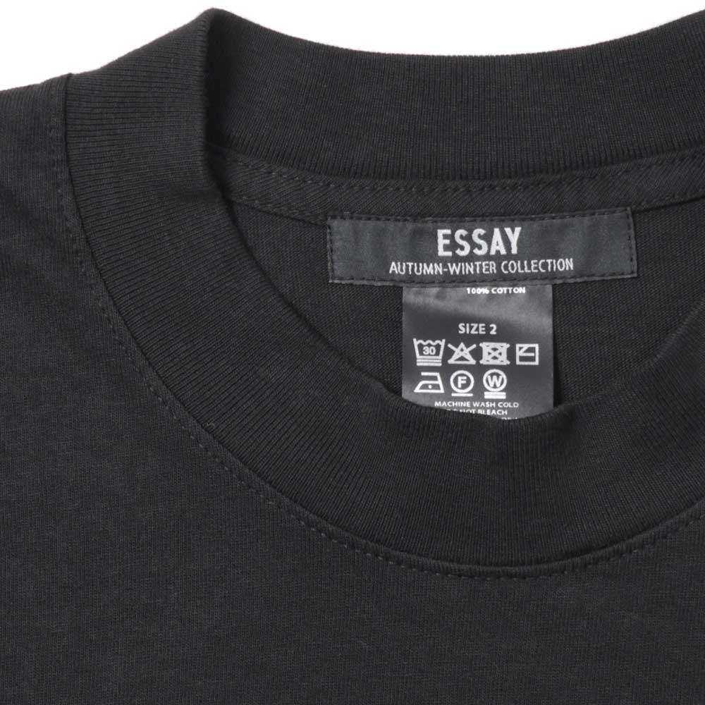 OVERSIZED GARMENT DYE L/S T-SHIRT(DANCE)
