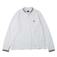Shawl Collar L/S Polo - Cotton Pique