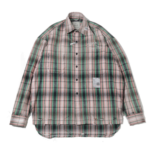 VINTAGE LIKE CHECK L/S SHIRTS