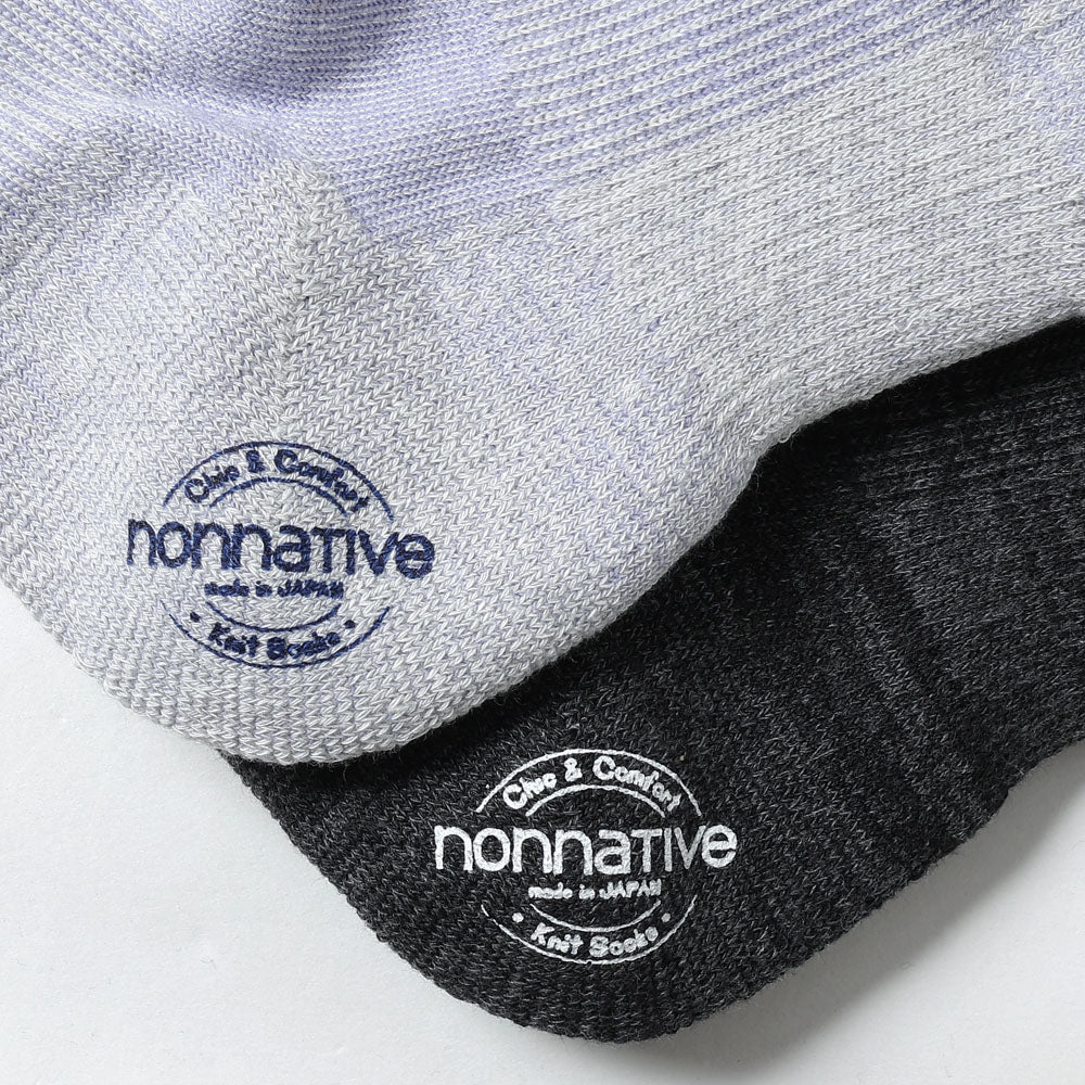 nonnative (ノンネイティブ) DWELLER SOCKS MID C/P/P WOVEN NN-SO4802