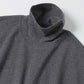 HIGH NECK LONG SLEEVE TEE - 26/1 BD Micro Waffle -