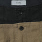 TWO TUCK MILITARY TROUSERS LINEN CANVAS