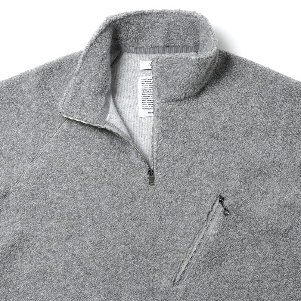 HIKER HALF ZIP PULLOVER WOOL POLY NYLON PILE