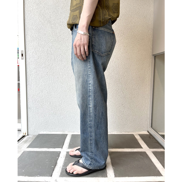 A.PRESSE (ア プレッセ) No.22 Washed Wide Denim Pants 24SAP-04-11H 