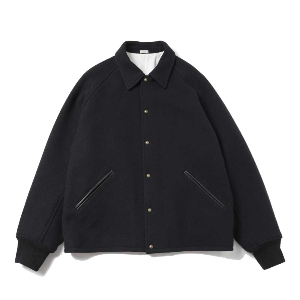 High Twist Cashmere Melton Coach Jacket
