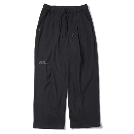 FLEECE WIDE TAPERED EASY PANTS
