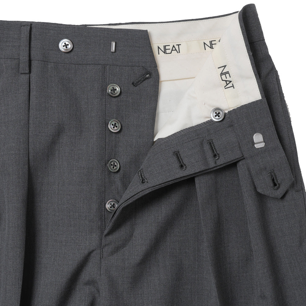 NEAT Wool Poplin Wide (26-01WPW) | NEAT / Pants (MEN