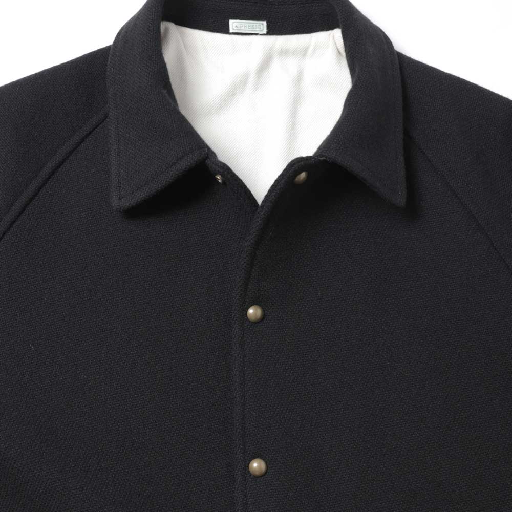 High Twist Cashmere Melton Coach Jacket