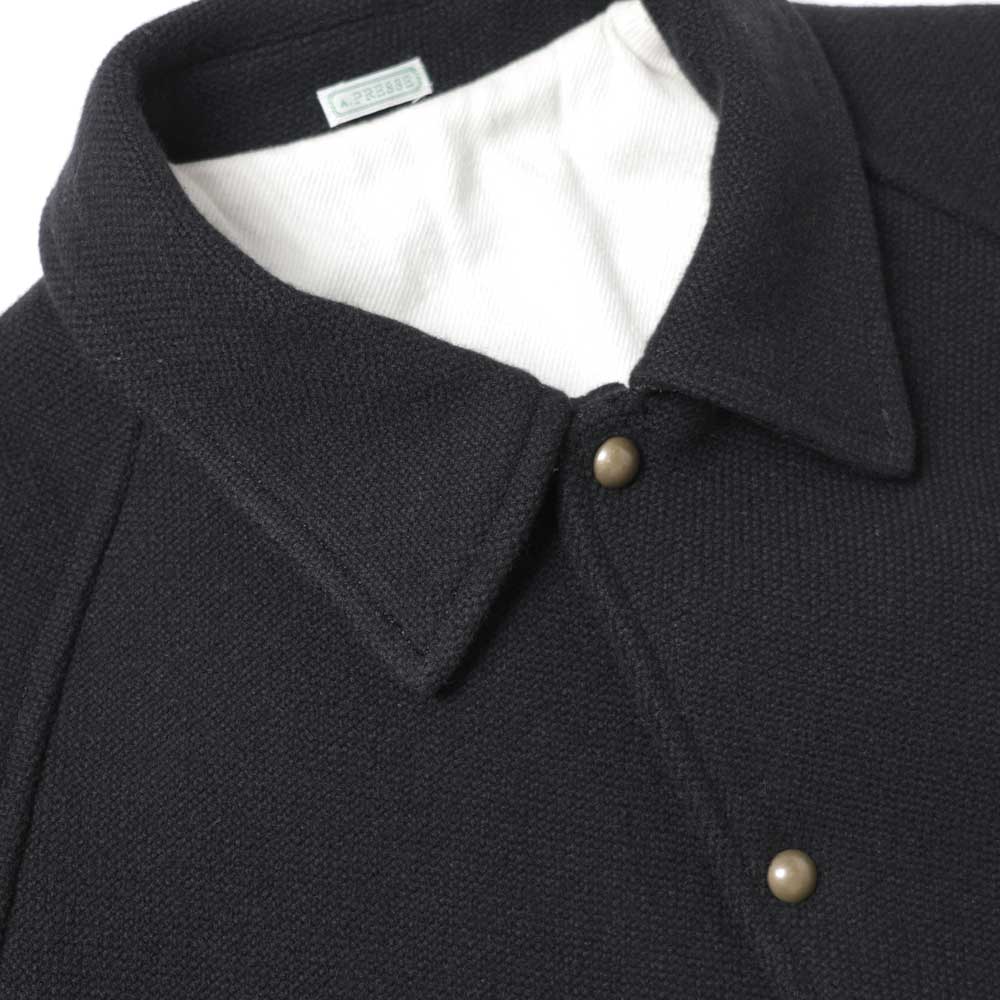 High Twist Cashmere Melton Coach Jacket