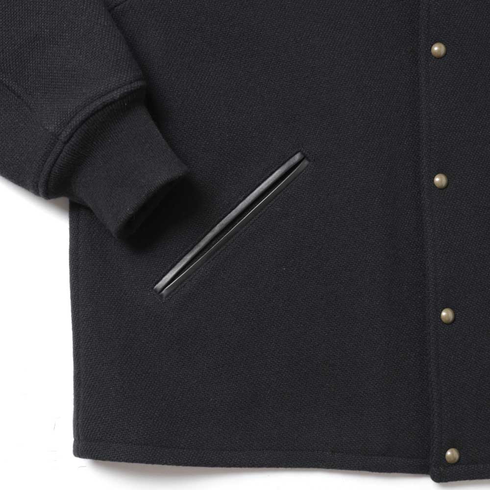 High Twist Cashmere Melton Coach Jacket