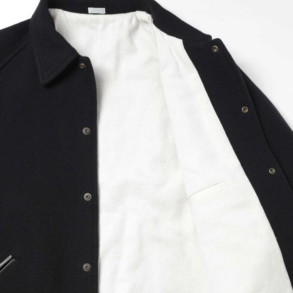High Twist Cashmere Melton Coach Jacket