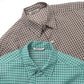 AIRY LIGHT COTTON CHECK BIG SHIRT