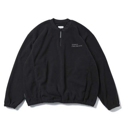 FLEECE BASEBALL HALF ZIP JACKET