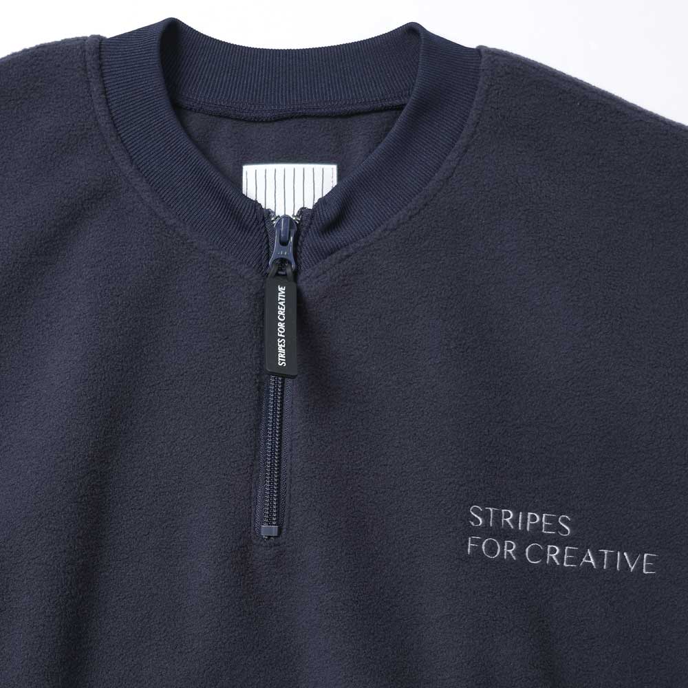 ジャケット・アウター S.F.C BASEBALL HALF ZIP JACKET 25AW S.F.C(ストライプスフォークリエイティブ)BASEBALL HALF ZIP JACKET