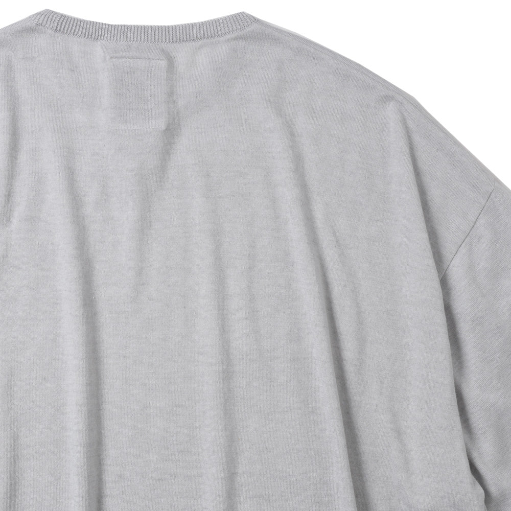 BIG LS COTTON KNIT TEE