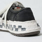 (BAKER26) Graffiti Sole Canvas Low-top Sneaker BLACK