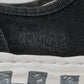 (BAKER26) Graffiti Sole Canvas Low-top Sneaker BLACK