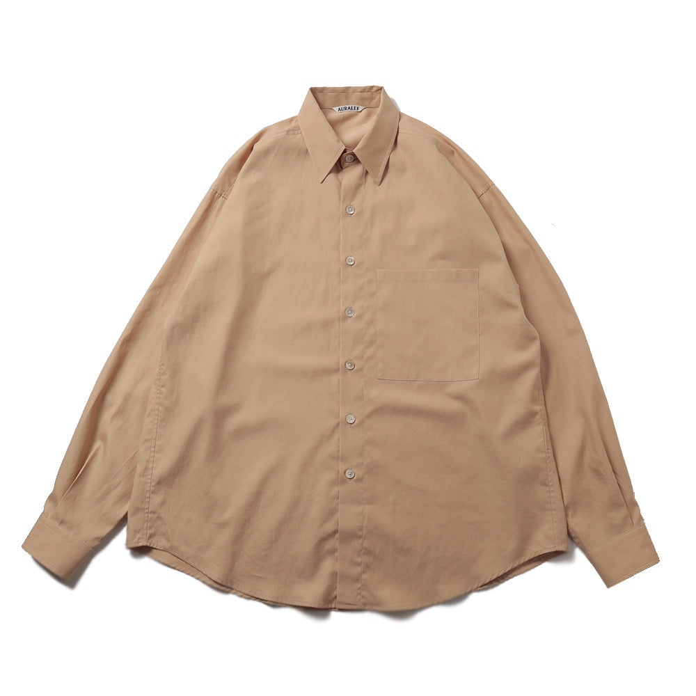 WASHED FINX TWILL BIG SHIRT