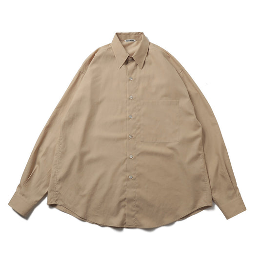 WASHED FINX TWILL BIG SHIRT