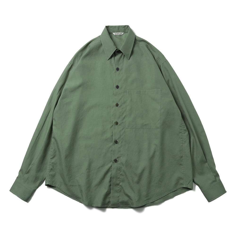 WASHED FINX TWILL BIG SHIRT