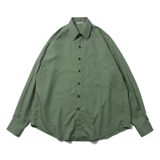 WASHED FINX TWILL BIG SHIRT
