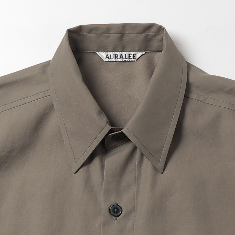 WASHED FINX TWILL BIG SHIRT