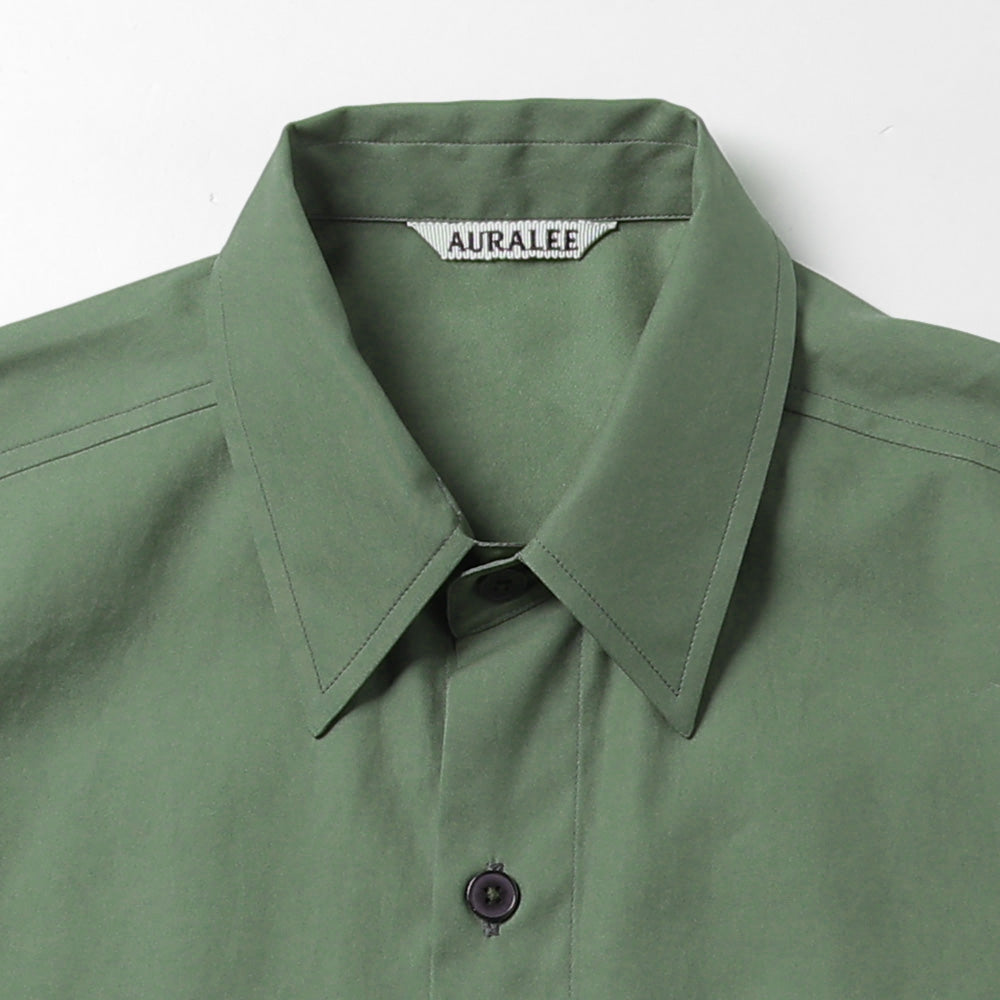 AURALEE) WASHED FINX TWILL BIG SHIRT (A26AS02TN) | AURALEE