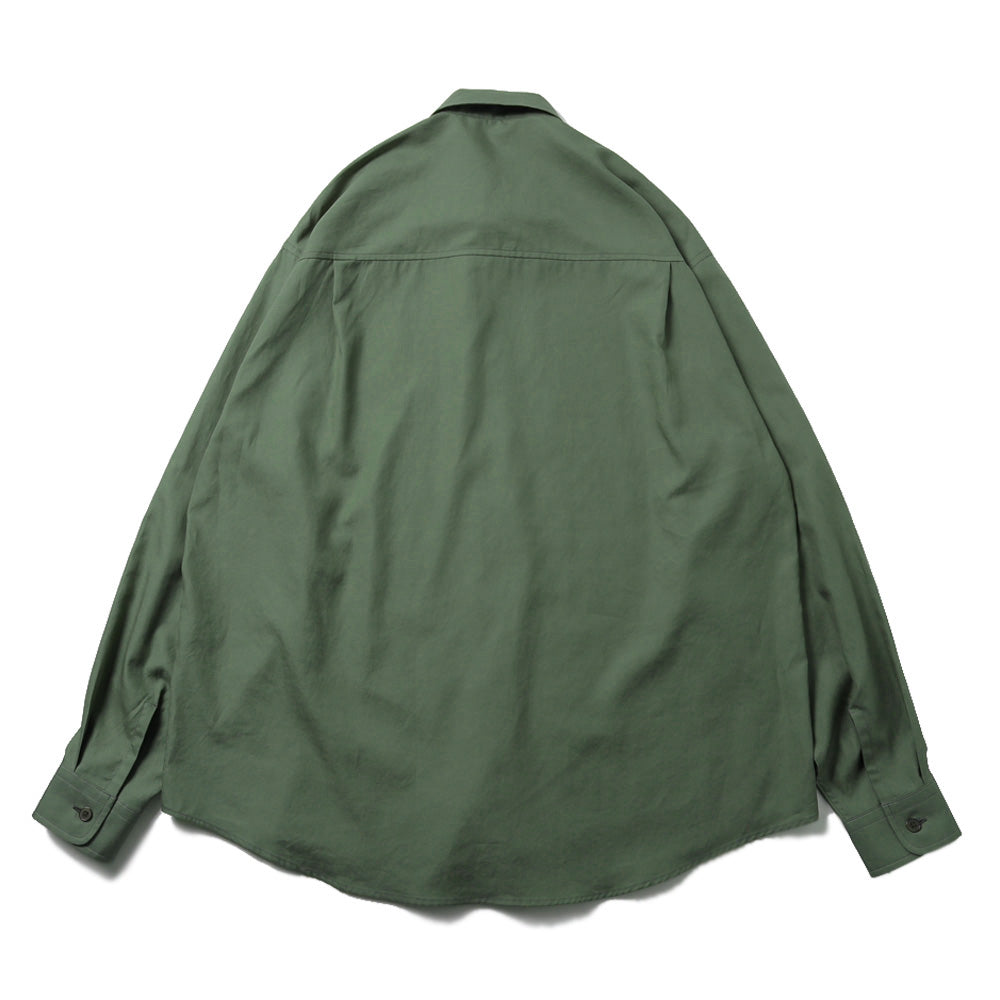 WASHED FINX TWILL BIG SHIRT