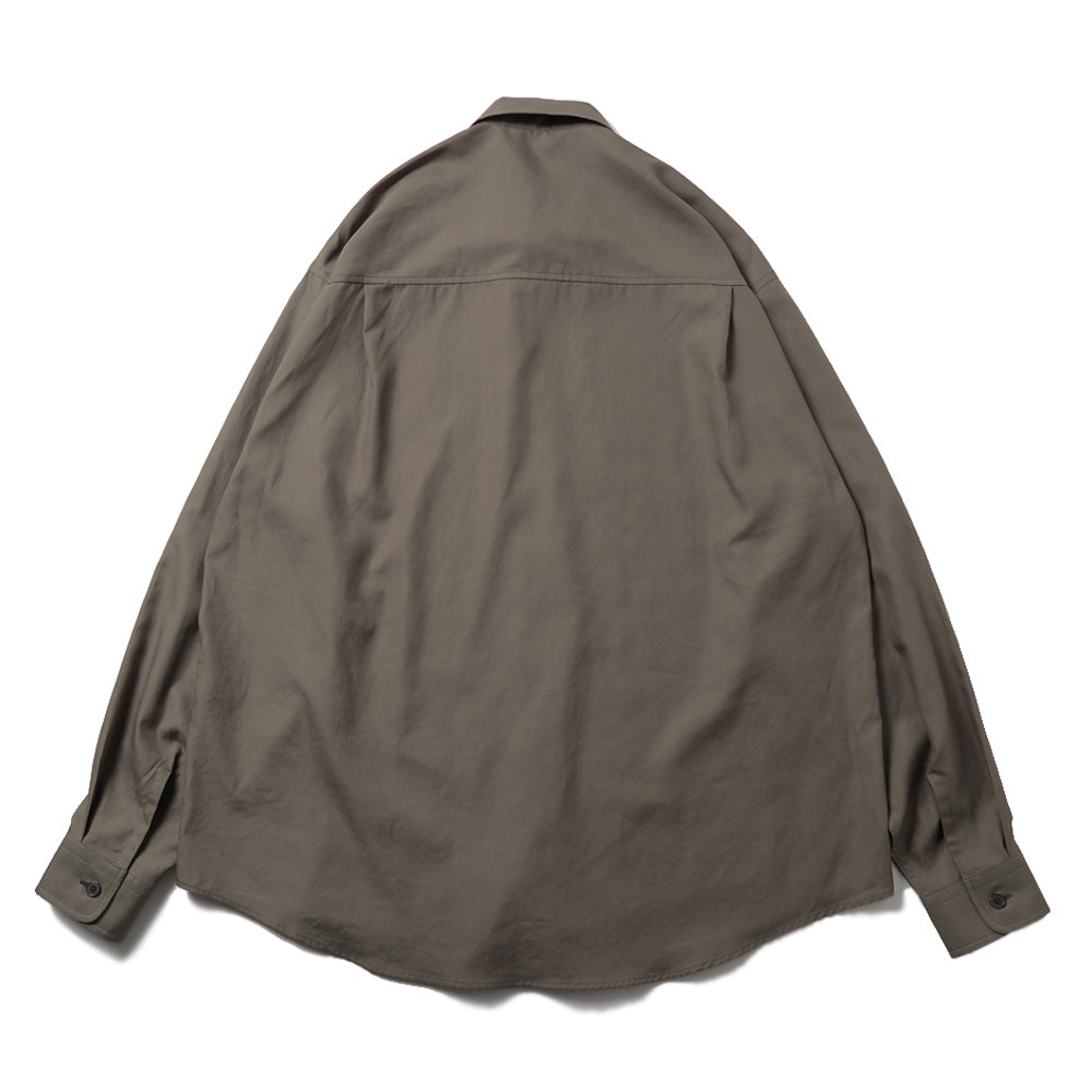 WASHED FINX TWILL BIG SHIRT