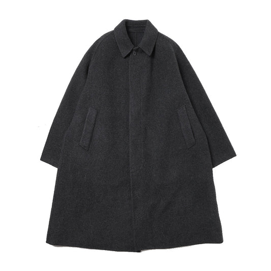 Cashmere Melton Long Coat